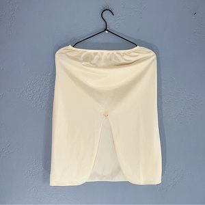 Antron Nylon Slip Skirt 80s Vintage Size Small/Medium